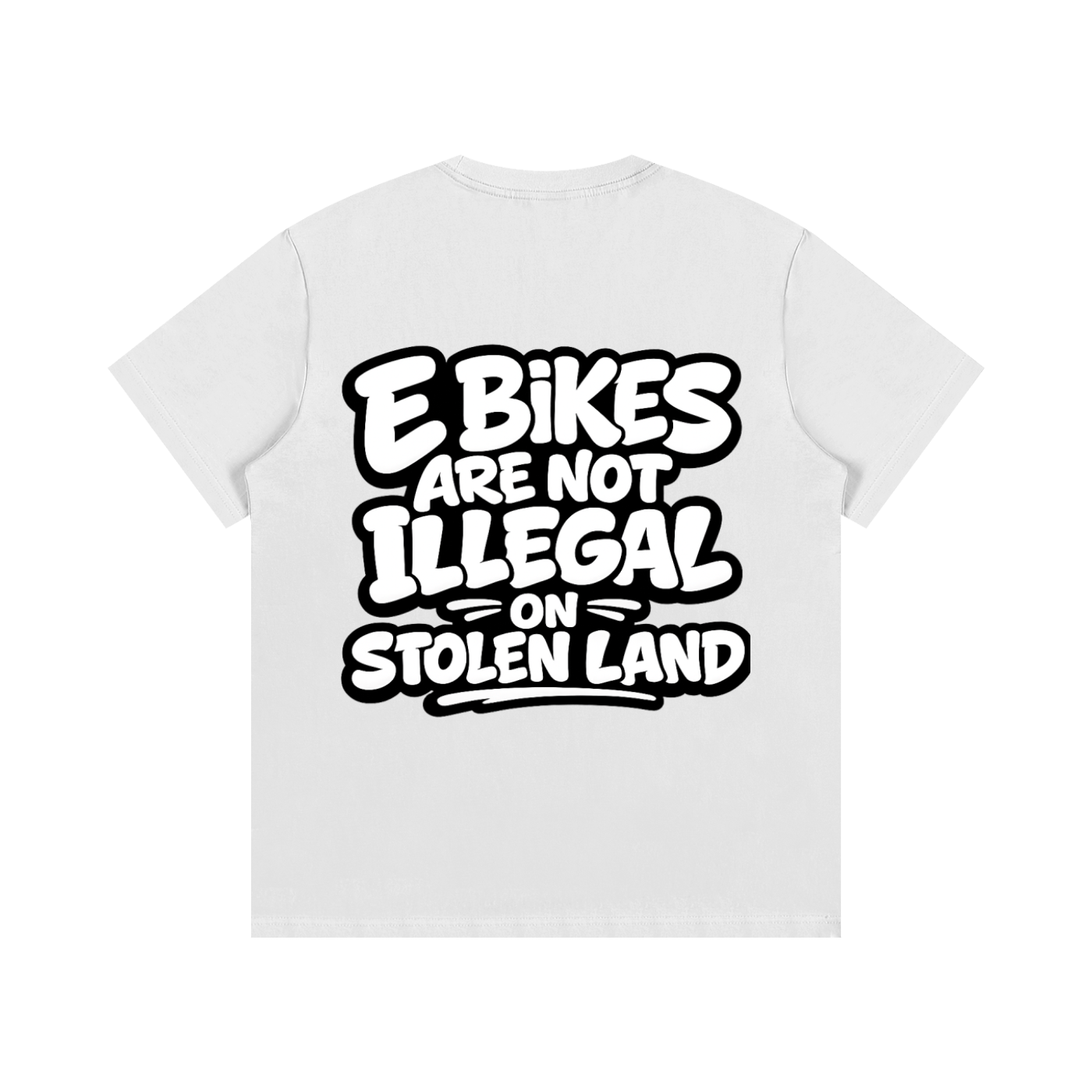 E-bikes are not illegal on stolen land