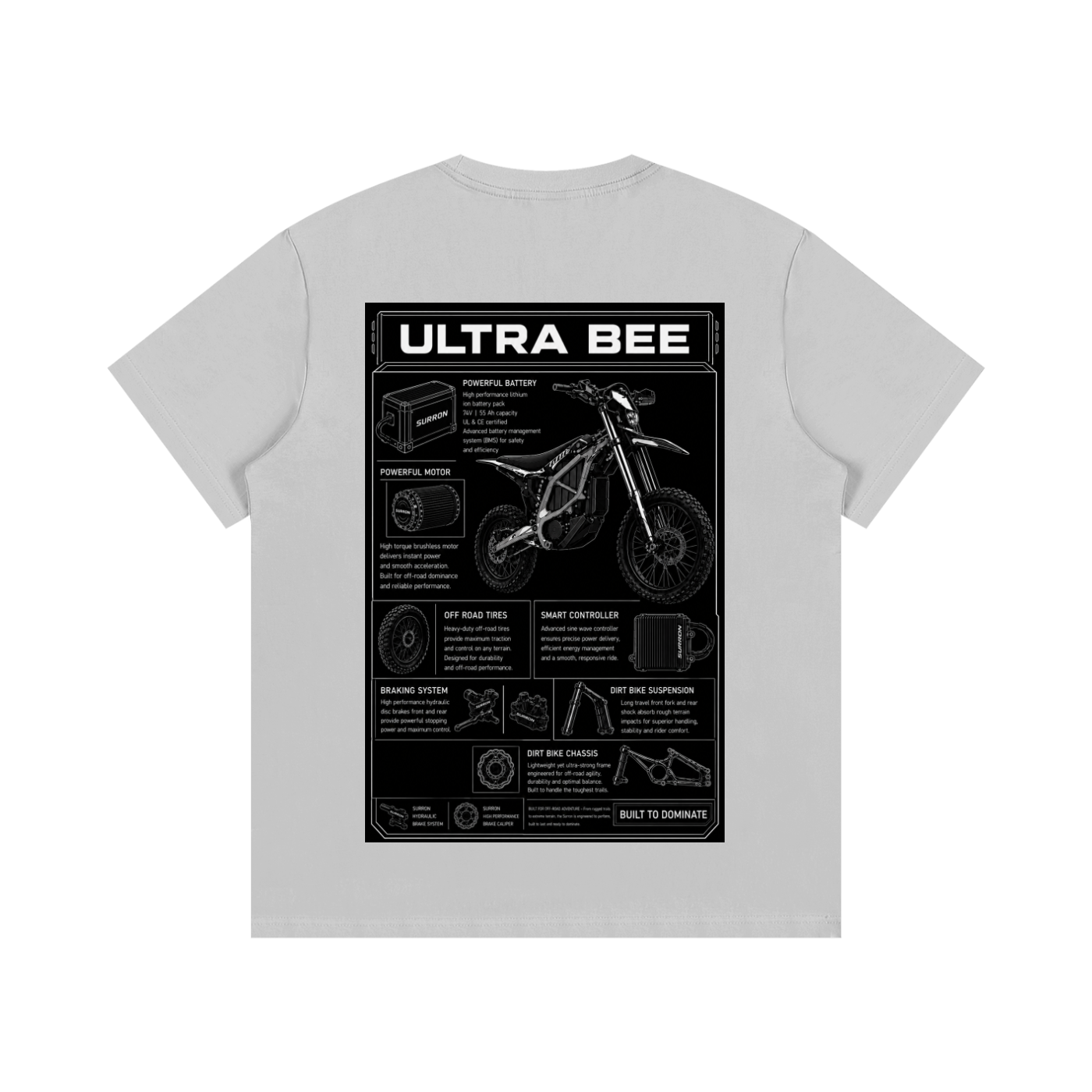 E-MOTO SUPPLIERS ultra bee shirt