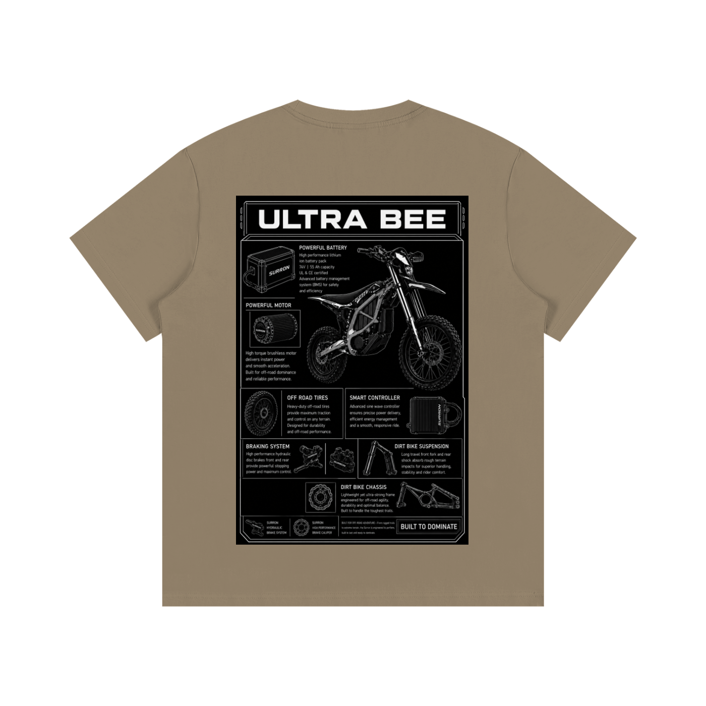 E-MOTO SUPPLIERS ultra bee shirt