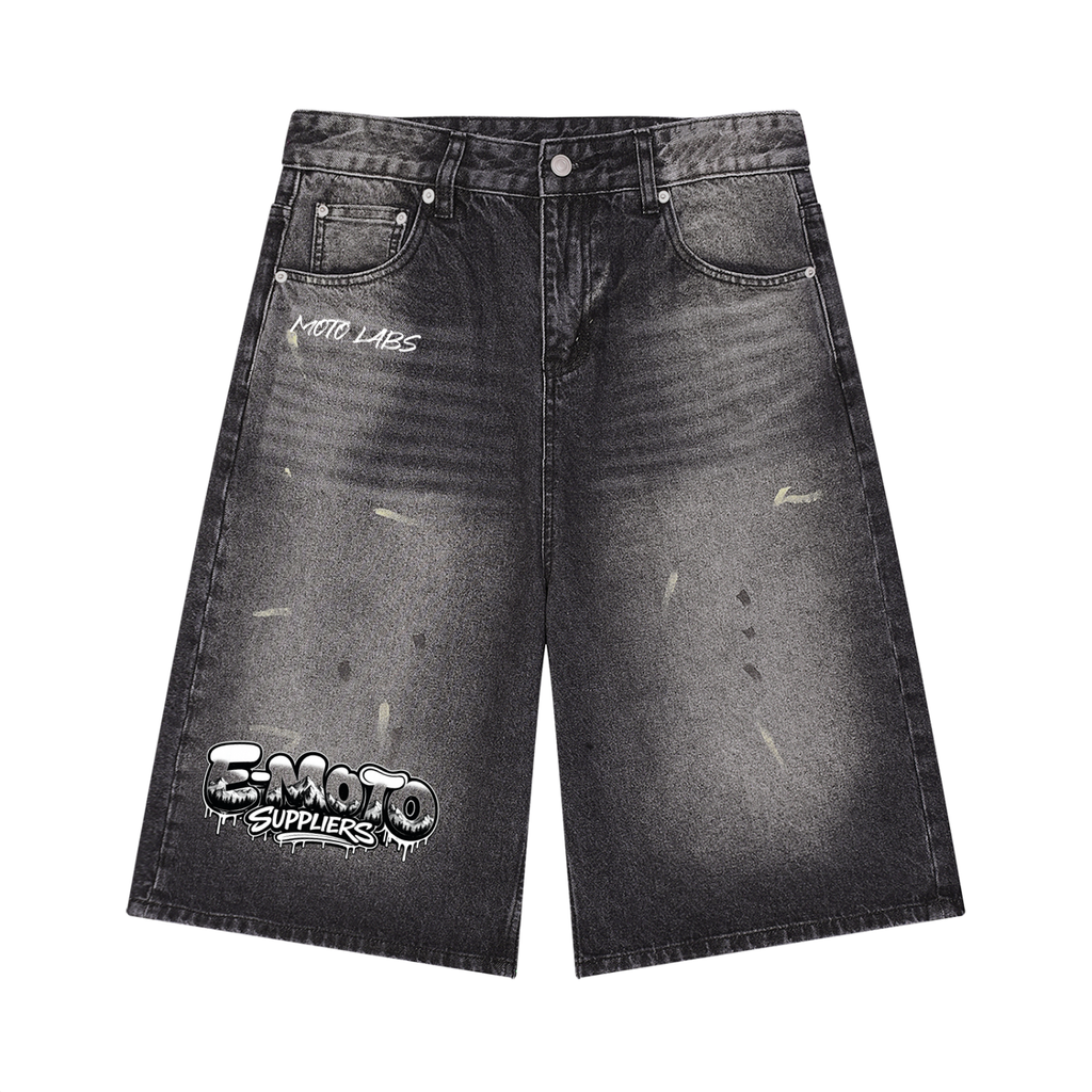 E-MOTO SUPPLIERS moto labs jean shorts