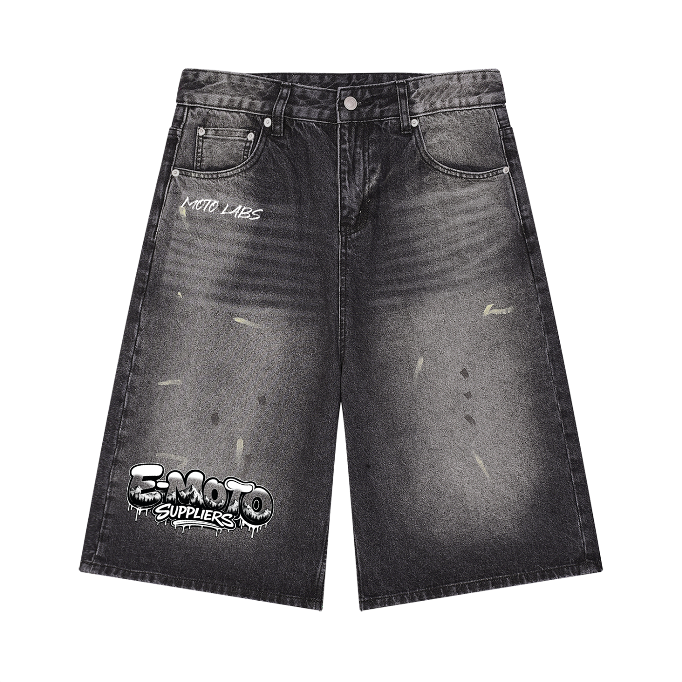 E-MOTO SUPPLIERS moto labs jean shorts