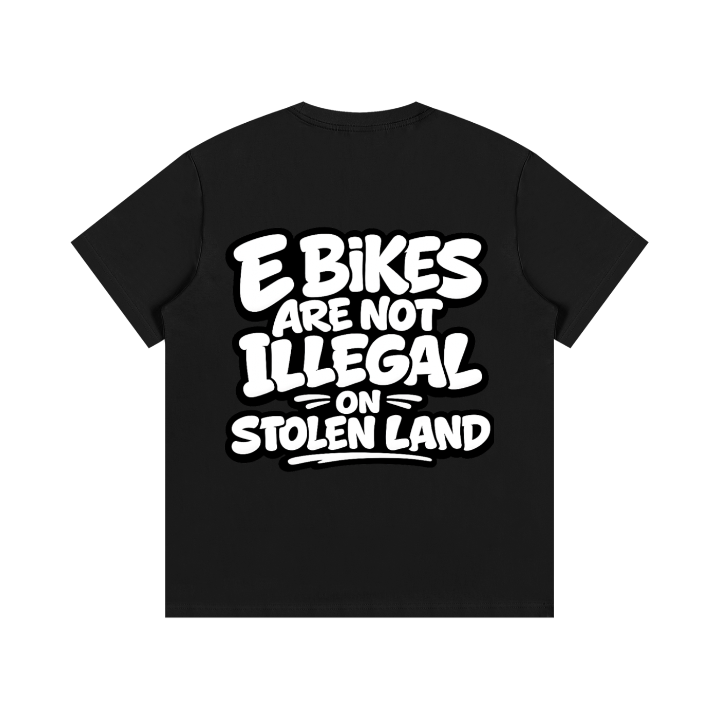 E-bikes are not illegal on stolen land
